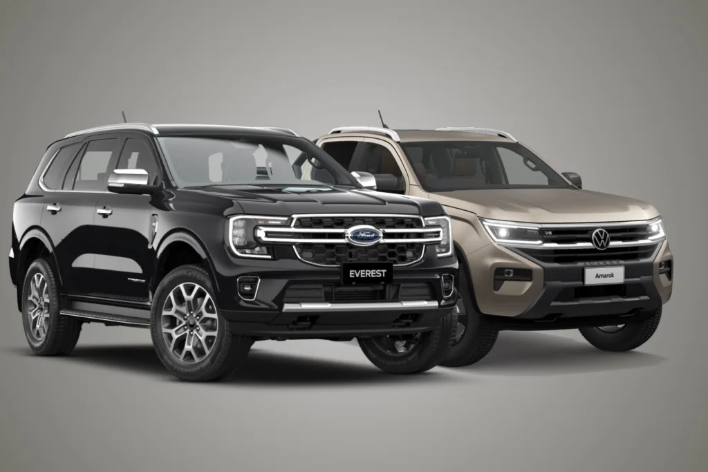 Ford Everest y VW Amarok