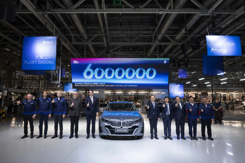 BMW 6 millones de autos fabricados en China