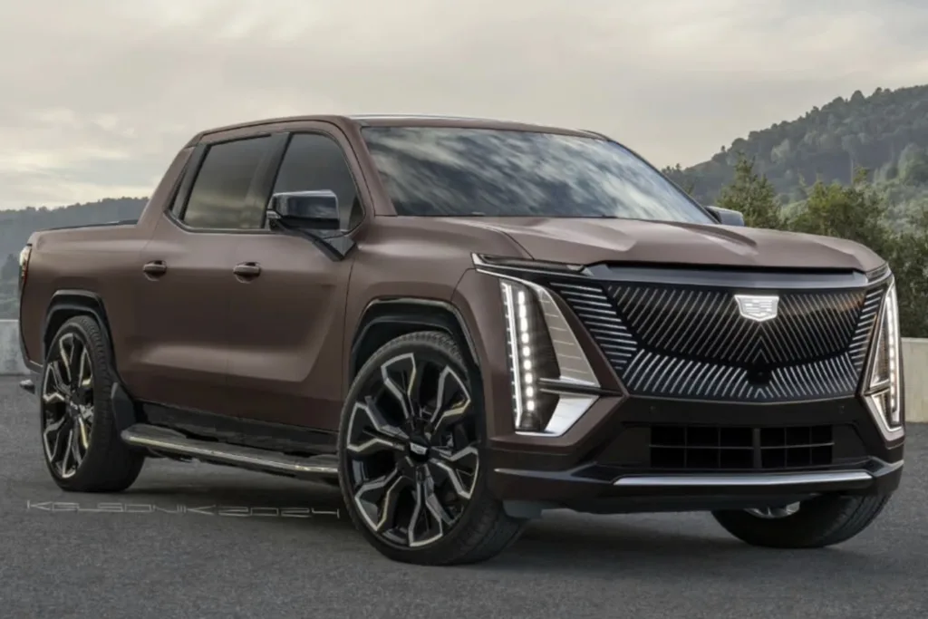 Cadillac pick-up EV Render