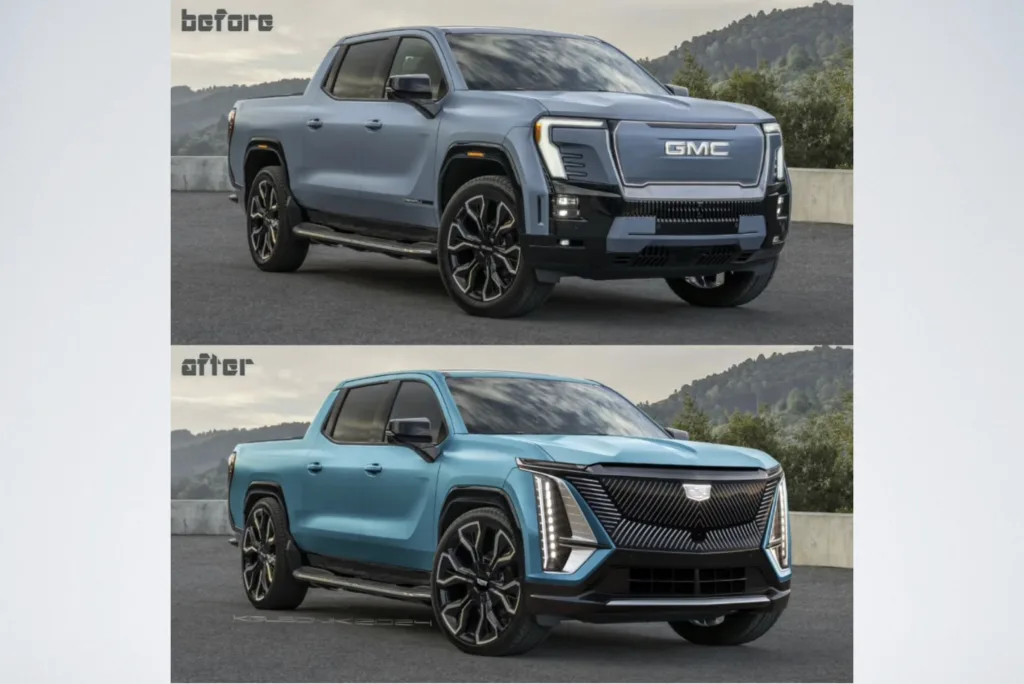 Cadillac pick-up EV Render