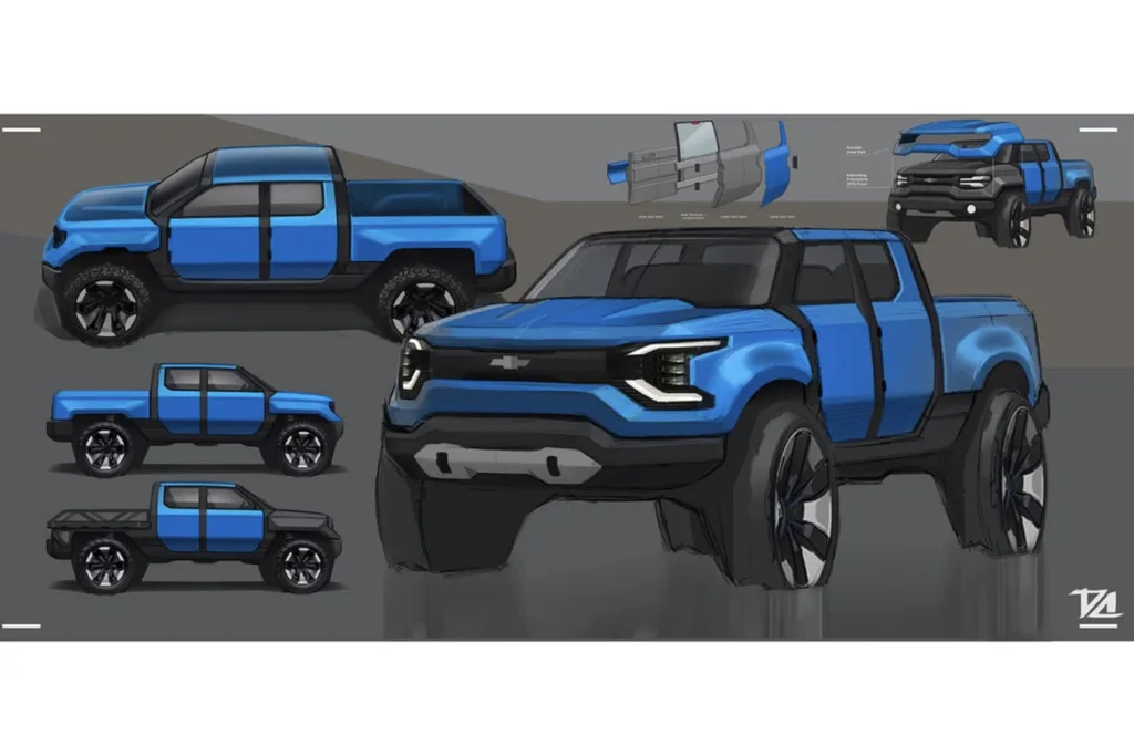 Chevrolet Pick-Up compacta Renders