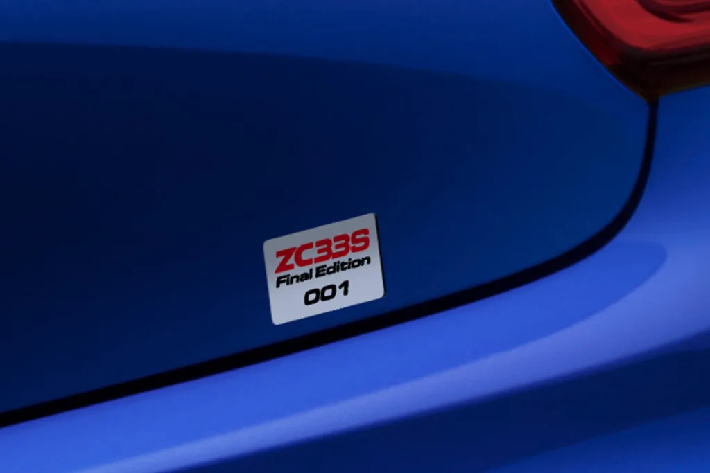 Suzuki Swift Sport ZC33S Final Edition