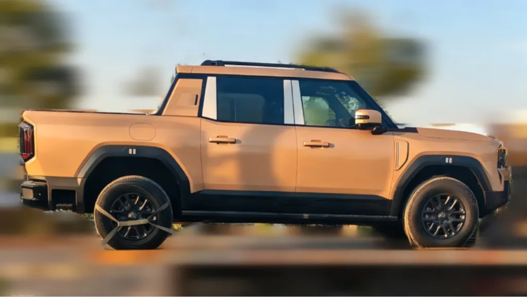 Jetour F700 Pick-Up Foto Espía